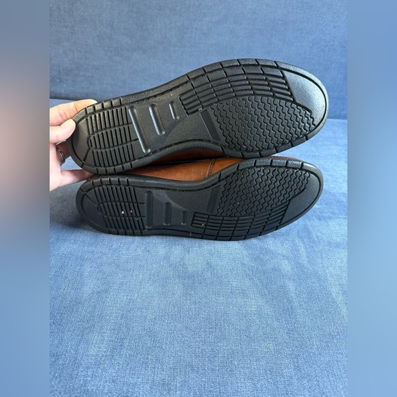 Life Outdoors Slip On Loafer Boat Shoes Men’s SZ 11 Black Brown Leather Preppy main image 6